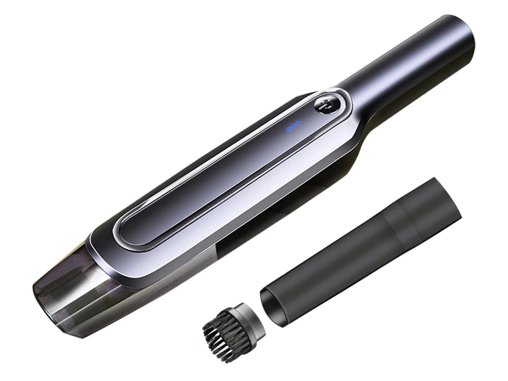 Aspirator auto fără fir – 60W, filtru HEPA, 2 capete, încărcare USB-C
