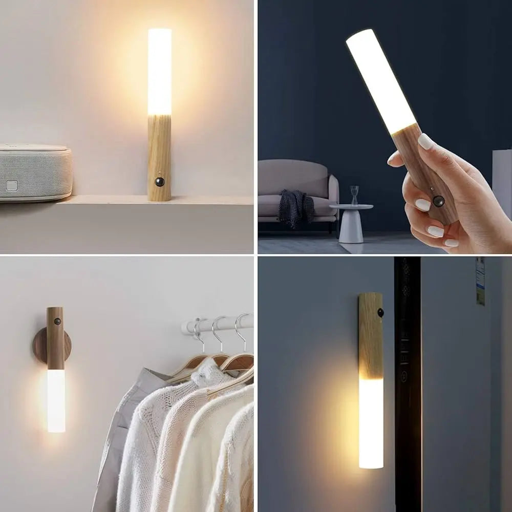 Lampa de Perete LED cu Suport Magnetic și Senzor de Mișcare – Lumină Caldă