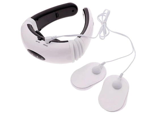 Aparat de Masaj Cervical cu Electrostimulare – Gât, Umeri, Spate