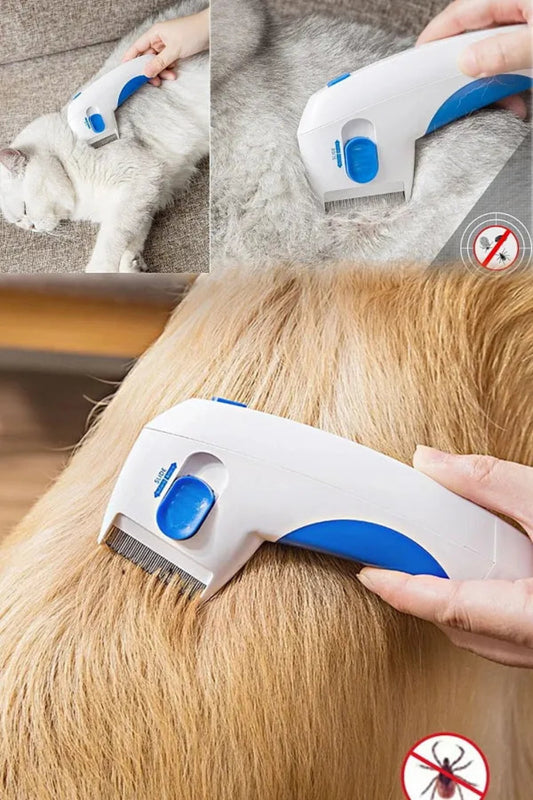 Pieptene Electric Antipureci pentru Câini și Pisici