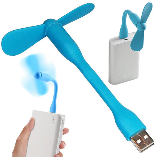 Mini ventilator USB din silicon – Silențios, flexibil, ideal pentru laptop