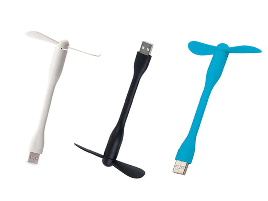 Mini ventilator USB din silicon – Silențios, flexibil, ideal pentru laptop