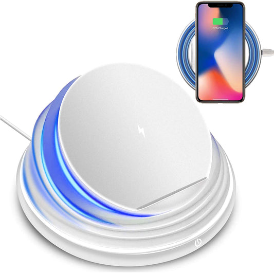 Încărcător Wireless Inductiv Rapid Qi 10W – Compact și Eficient