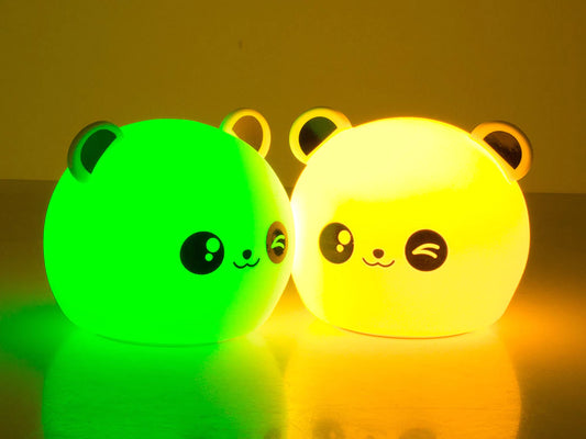 Lampă de Veghe LED Panda pentru Copii – RGB, Tactilă