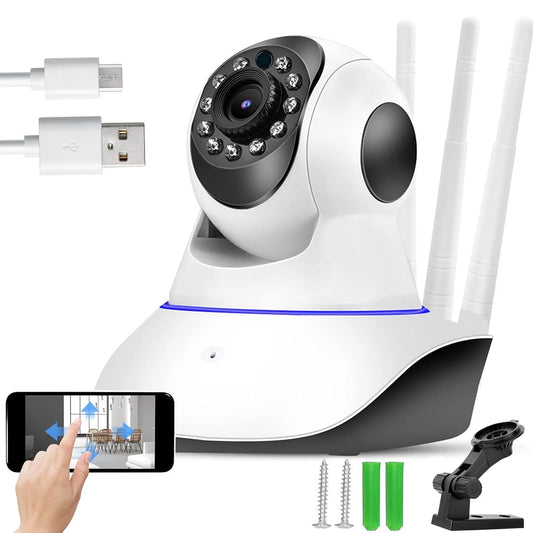 Cameră IP WiFi Rotativă cu Monitorizare Audio și Senzor de Mișcare