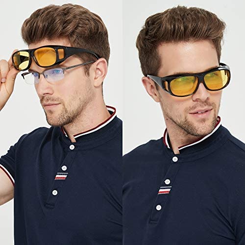 Set Ochelari HD Vision pentru Șoferi + Ochelari de Soare