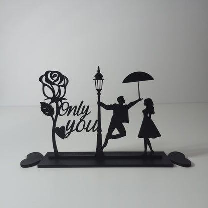 Placă decorativă din lemn - Only You
