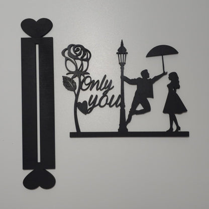Placă decorativă din lemn - Only You