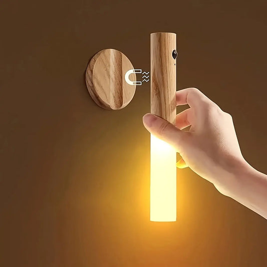 Lampa de Perete LED cu Suport Magnetic și Senzor de Mișcare – Lumină Caldă