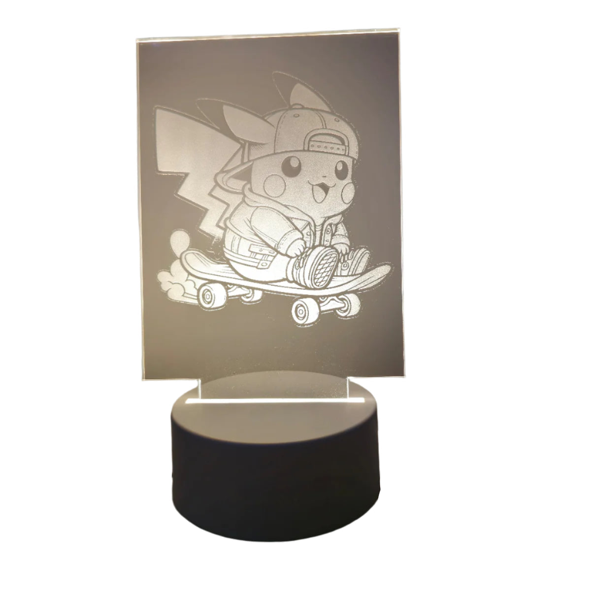 Lampă 3D Pikachu – Lumină Albă