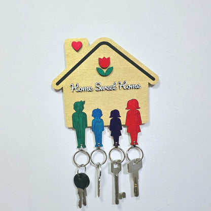 Suport pentru chei personalizat – Familia Ta