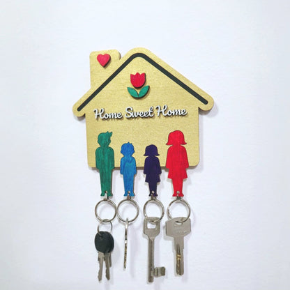 Suport pentru chei personalizat – Familia Ta
