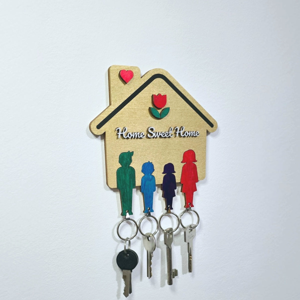 Suport pentru chei personalizat – Familia Ta
