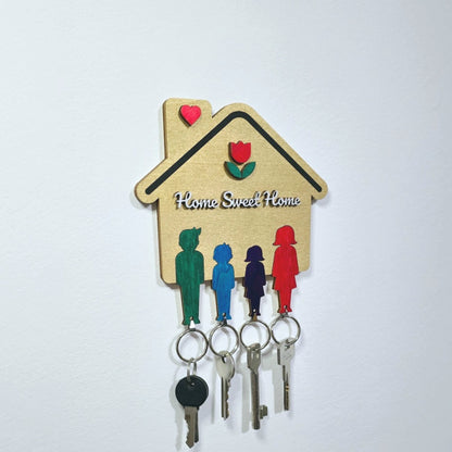 Suport pentru chei personalizat – Familia Ta