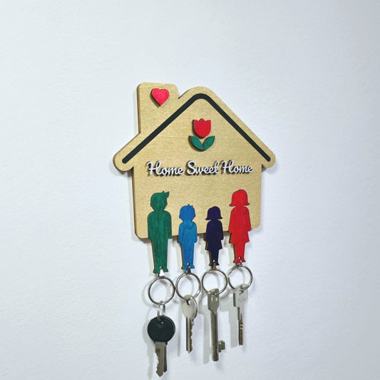 Suport pentru chei personalizat – Familia Ta