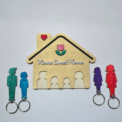 Suport pentru chei personalizat – Familia Ta